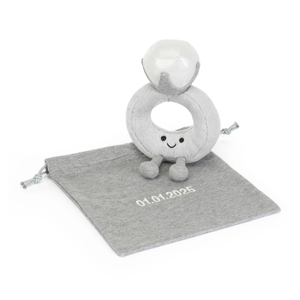 Amuseables Diamond Ring with Personalized Bag