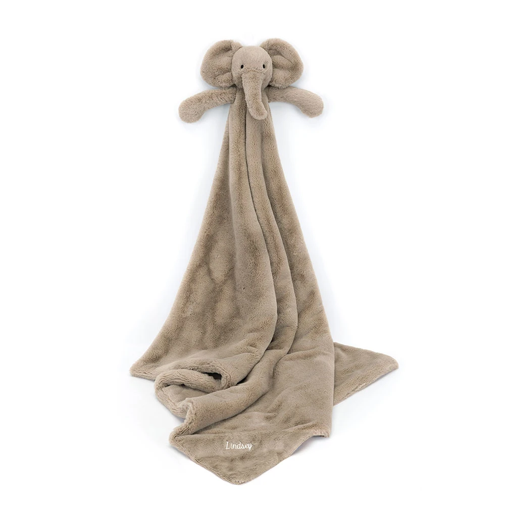 Personalized Smudge Elephant Blankie